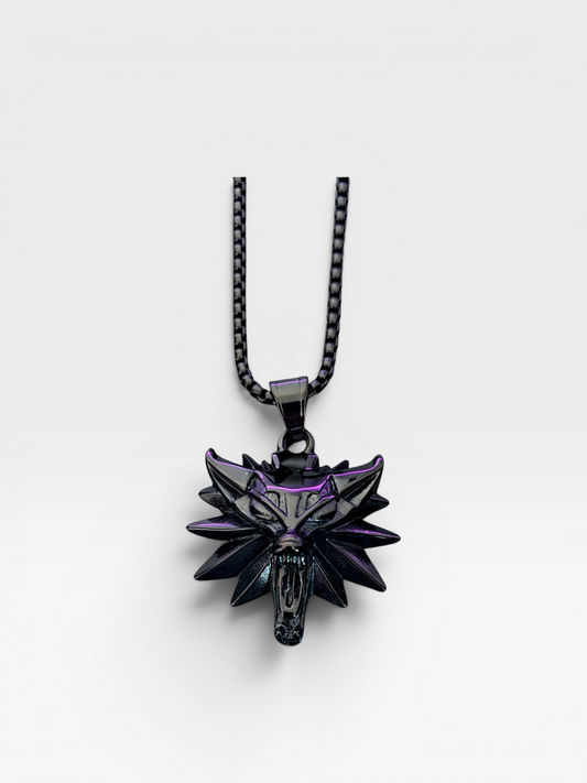 Witcher Wolf Medallion Necklace – Stainless Steel | Lootport