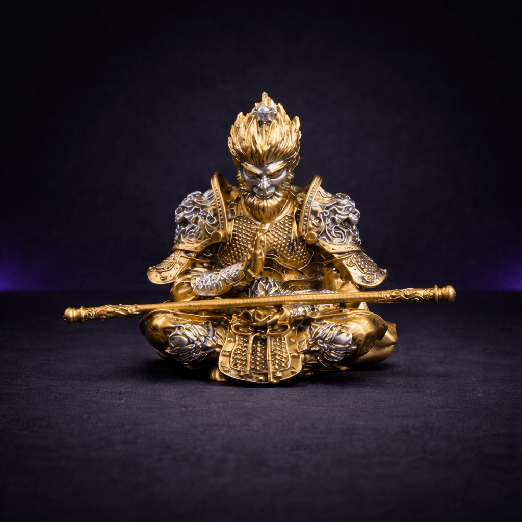 Mythic Wukong Figurine – Sage Equal to Heaven Dark Fantasy Desk Statue - Lootport